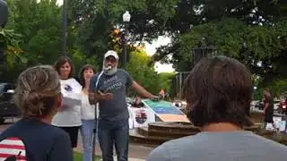 Rita Ellis - Paz Amigos at Lights for Liberty event