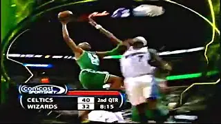 Ray Allen DUNKS on Andray Blatche 