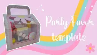 DIY Activity Party Favor Box | Cricut SVG Template for Kids Birthday & Events