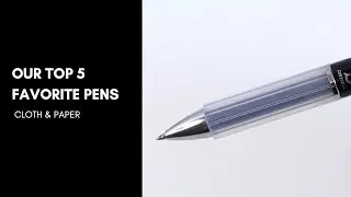5 of Pens You Need for your Planner and Note-taking NOW  | Cloth & Paper