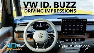 Впечатления от вождения VW ID.Buzz 2025: первый взгляд с Тимом Хили