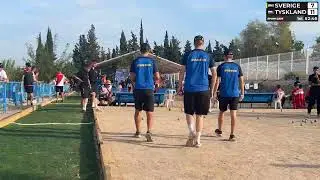 U23-EM i Benejuzar, swiss monrad omgång 5 herrar: Sverige vs Tyskland