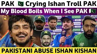 Pak Media Crying on Ishan Kishan Trolled Pakistan Hard | Ind Vs Pak T20 WC | Ishan Kishan Vs Pak |