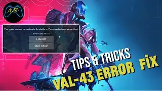 How to fix Val 43 Error in Valorant? I Tips & Tricks