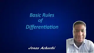 Rules of Differentiation