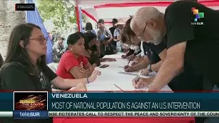 Venezuela | People enlist into Bolivarian militias to defend democracy & sovereignty