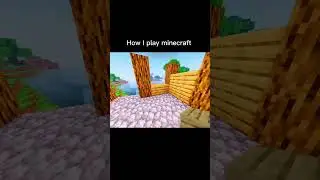 How I play minecraft vs how bro play | Minecraft  |  bedrock  |  mcpe  |  mcbe | patch |