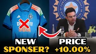 BCCI Raised Sponsorship Price by 10% | Indian Cricket Jersey on 80% Discount | Cricket News Facts !!