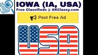 IA IOWA CLASSIFIEDS Post Free Ads Online (Pets/Car Rentals/Personal/Jobs)AKClassy Craigslist OLX USA