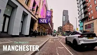 After Rain Manchester | 54 Minutes Real streets • No music • No talking • 4K