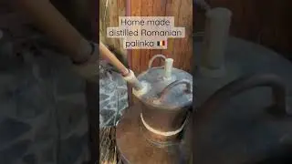 Home made palinka distilled twice #romania #tradition #spirit #dracula #healthy #beverage #fire #all