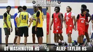 Dawson Fall Ball Shootout | BT Washington HS vs Alief Taylor HS Game Recap