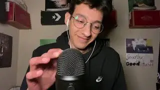 ASMR mic scratching and deep ear sounds