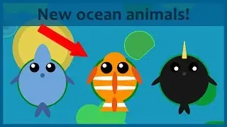 Mope.io - NEW OCEAN ANIMALS! Update ideas with gameplay! Ep2