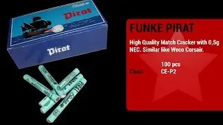 Funke Pirat Match Cracker  Made in Italy 100pcs @ PYROMARKET PL