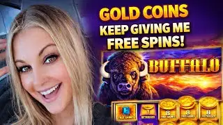 Buffalo Free Spins WON&rsquo;T STOP 🔥 Gold Coins Keep Triggering!