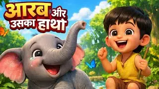 Aarav Aur Uska Chhota Hathi Emotional Kids Story | 3D Cartoon Animation #shortsfeed #shorts #viral