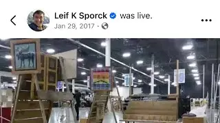 January 26 2017 Novi Michigan Home Show setting up for the show.