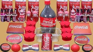 Красный - СМЕШИВАНИЕ БЛЕСКА И МАКИЯЖА В ПРОЗРАЧНОМ СЛАЙМЕ! 82 асмр  Слайм
