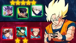 JOGANDO TODOS OS JOGOS DE ANIME DO PIOR AO MELHOR AVALIADO PARA CELULAR