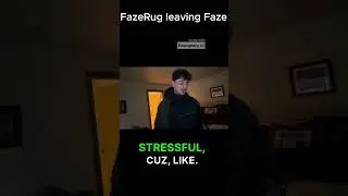 FaZe Rug leaves FaZe #fazeclan #fazerug
