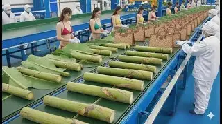 How Bags Are Made From Banana Tree Fiber | Inside a Modern Eco Factory