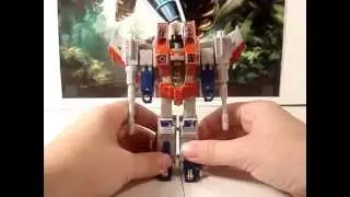 Transformers Generations Classics Starscream Reprolabel Review