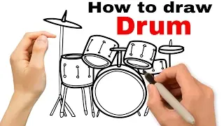 How to draw Drum