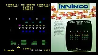 Invinco Arcade Game - Sega Space Invaders Knock Off! Gameplay Footage