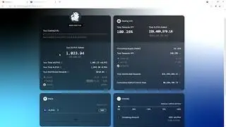 100% APY by staking $ALPHA tokens