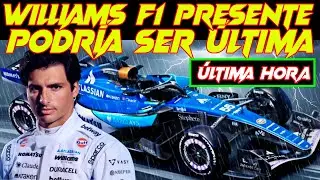 PRESENTACI&Oacute;N WILLIAMS F1 JARRO DE AGUA FR&Iacute;A, VOWLES NO CAMBIA EL DISCURSO Y PODR&Iacute;A COMENZAR ABAJO
