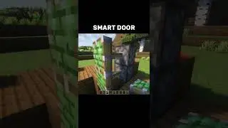 How To Make a Secret Smart Door in Minecraft!