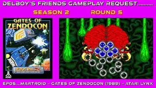 Delboy's friends gameplay requests : S2 E05 - Gates of Zendocon on the Atari Lynx - Martroid