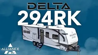 Tour the Compact Delta 294RK by Alliance: A Unique Rear Kitchen in a 33'11