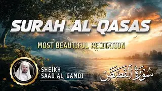 Surah Al-Qasas by Saad Al-Ghamdi | Inspiring & Peaceful Quran Recitation for Deep Sleep & Reflection