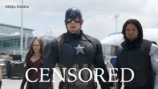 CAPTAIN AMERICA: CIVIL WAR | Unnecessary Censorship | Try Not To Laugh