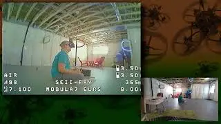 Feb 21 2023 - Seii-FPV Mobula 7 - flight No.10 orbits (Acro Mode)