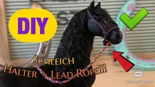 Как сделать поводок и поводок Schleich своими руками!!!🤩