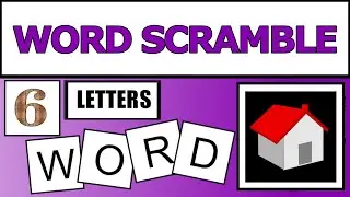 6-Letter Scramble Words- #1  |Jumble Word Game- Guess the Word Game | SW Scramble