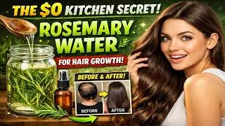 Rosemary Water for Hair Growth DIY Proof vs  Rogaine! 🤯