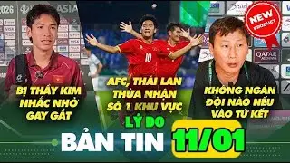 Tin TRƯA 11/1, Truyền thông Thái Lan, AFC khẳng định Việt Nam số 1 Đông Nam Á