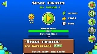 Geometry Dash Online Level [Space Pirates] By: Viprin 100%