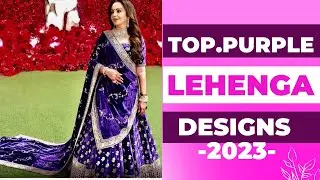Purple Lehenga | Lilac Lavender Pastel Lehenga Designs | BRIDAL LEHENGA DESIGNS 2023|#fashionbyhashu