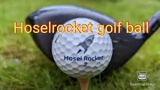 Hosel rocket golf ball