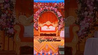 Simple stage background setup Decor  #decoration #shorts