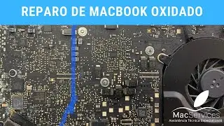 Reparo de Placa L&oacute;gica de MacBook Oxidado | Conserto de MacBook Pro RJ