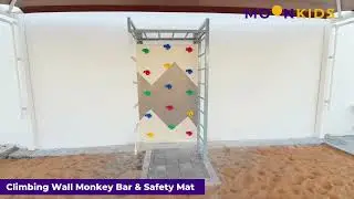 Climbing Wall Monkey Bar & Safety Mat