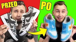 Odnawiam moje stare zdarte NIKE! - Zdzieram hydrografikę!