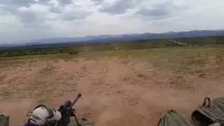 Shooting a Sniper Gear 3D Target with a Truvelo CMS .338 Lapua Rifle at 100m