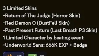 All Halloween skin showcase // sans aus fighter 2
